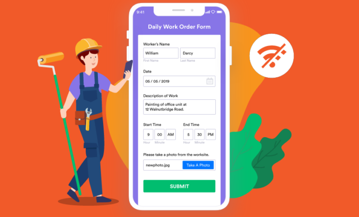 Offline forms: How to get work done on the go