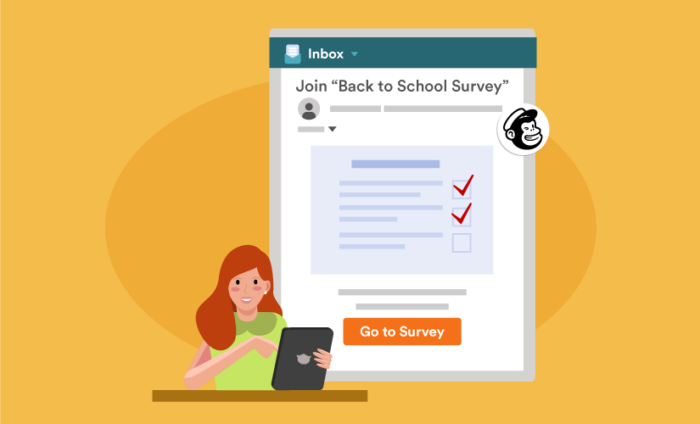 How to send Mailchimp surveys easily