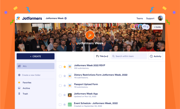How we used Jotform Teams for Jotformers Week