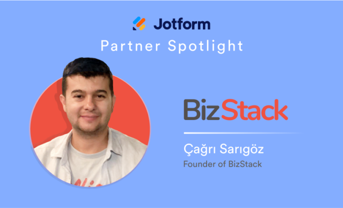 How a Jotform partnership helped solopreneur Çağrı Sarıgöz 