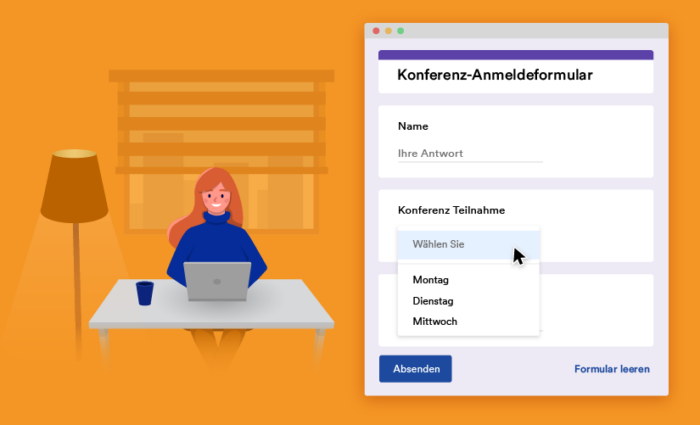 Wie man einen Dropdown in Google Forms erstellt